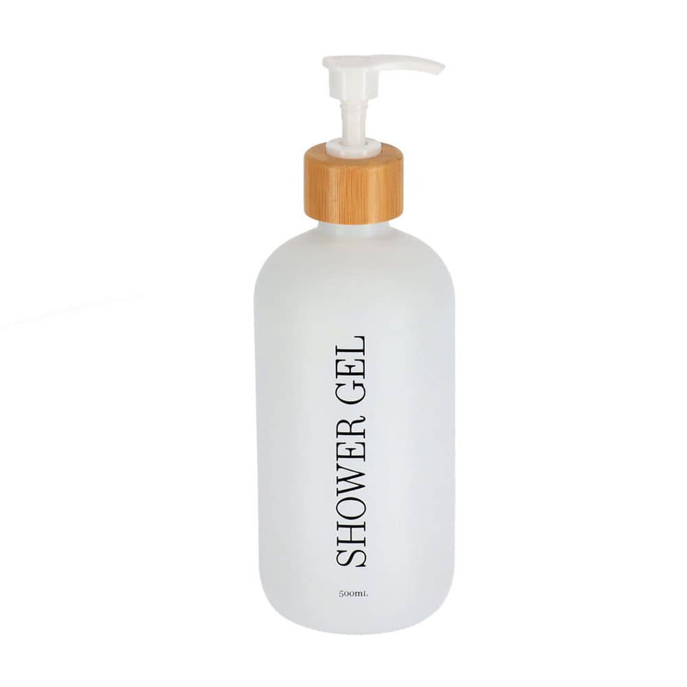 Soap Dispenser 17 fl oz (500ml) Matte White Shower Gel price history on PriceWatchPro
