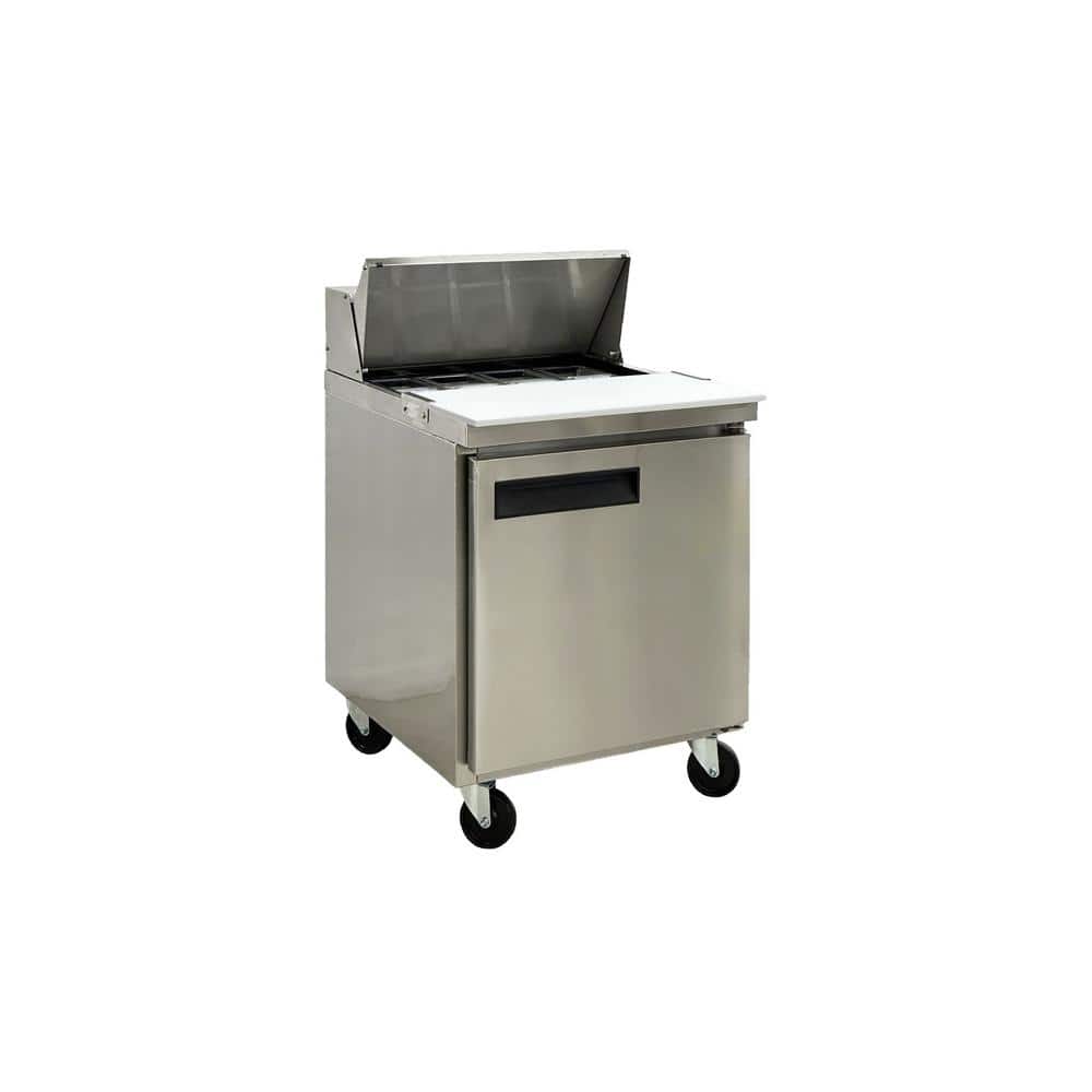 29 in. 6.56 cu. ft. Commercial Sandwich Prep Table ESP29 in Stainless Steel