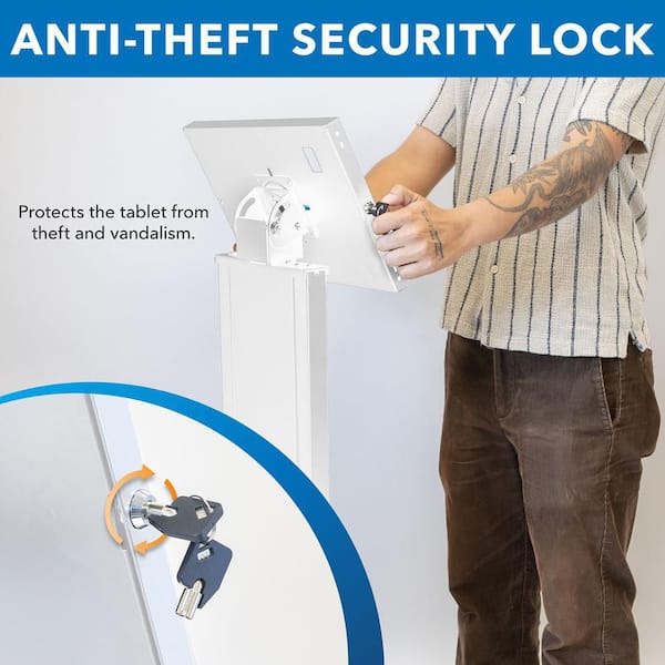 mount-it! Anti-Theft Tablet Kiosk for iPad, iPad Air, iPad Pro Up