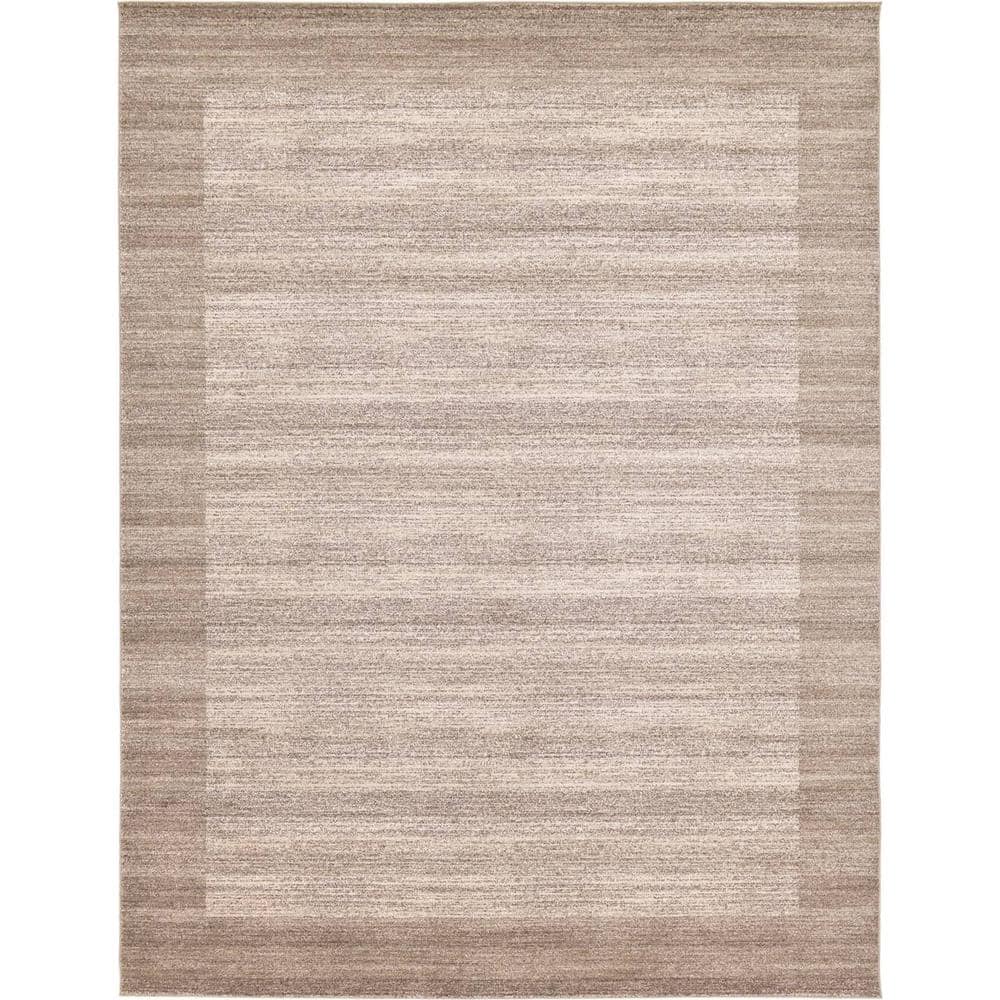 Beige Rectangular Tufted Reversible Stain-Resistant Area Rug