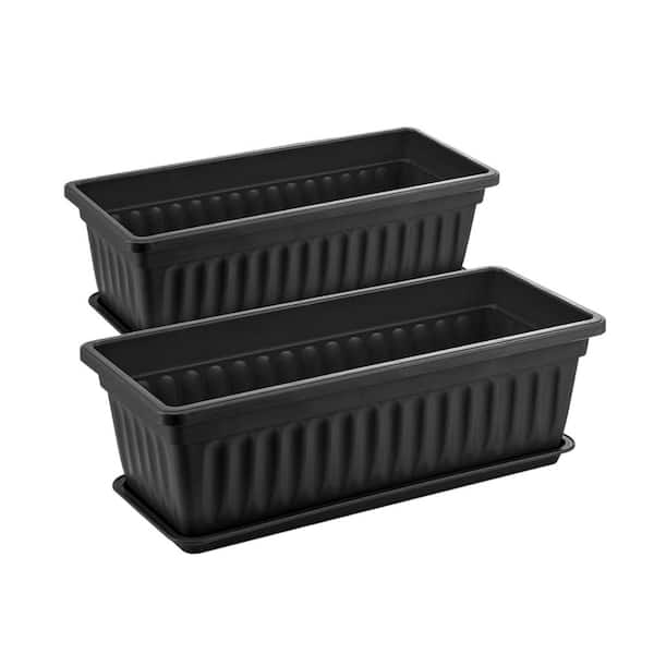 self-watering indoor plant pots 2 Layer self watering plant pot can store water in the lower part. –  Gardening Plants And Flowers main image 0