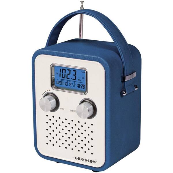 Crosley Songbird Alarm Clock Radio - Blue