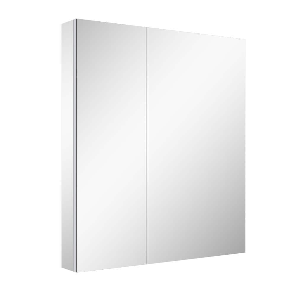 32 in. W x 36 in. H Rectangle Aluminum Bathroom Medicine Cabinet with Mirror, Soft Close Doors, Adjustable Glass Shelves price history on PriceWatchPro