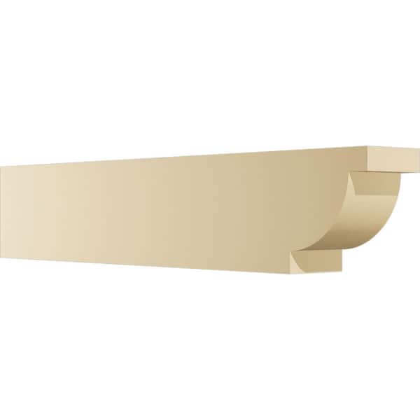 Ekena Millwork Standard Alpine 5 in. W x 8 in. H x 42 in. D Signature Urethane Rafter Tail Outlooker