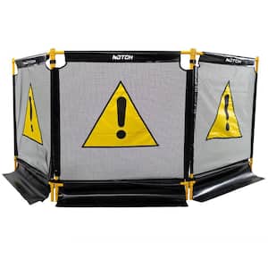 Tri Guard II Heavy-Duty Debris Containment Mesh Barrier