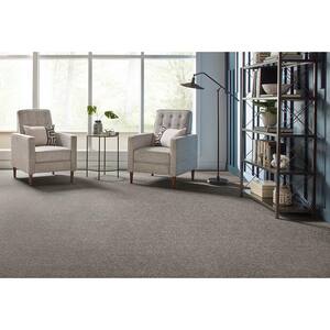 Gemini II - Cannon - Gray 56 oz. Polyester Texture Installed Carpet