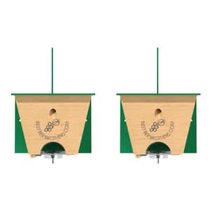 Turbo Trap 2.0 with Bee Vault - Carpenter Bee Trap - Professional-Grade (2-Pack)