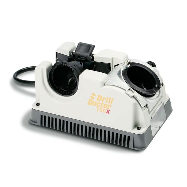 Drill Doctor DD750X Electric Drill Bit Sharpener, 3/32-3/4 in. High-Speed, Portable-Steel, Masonry, Carbide, Cobalt, Tin-Coated Bits