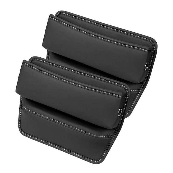 Car Seat Gap Filler Organizer-Storage for Phone, Keys, Wallets and Gadgets-Universal Fit (2-Pack)