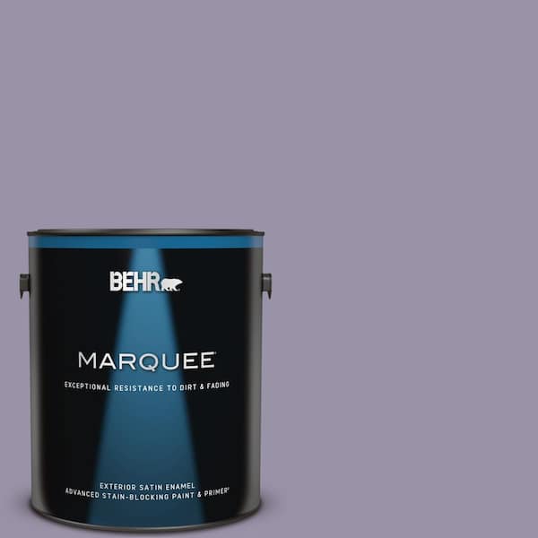 BEHR MARQUEE 1 gal. #650F-4 Delectable Satin Enamel Exterior Paint & Primer