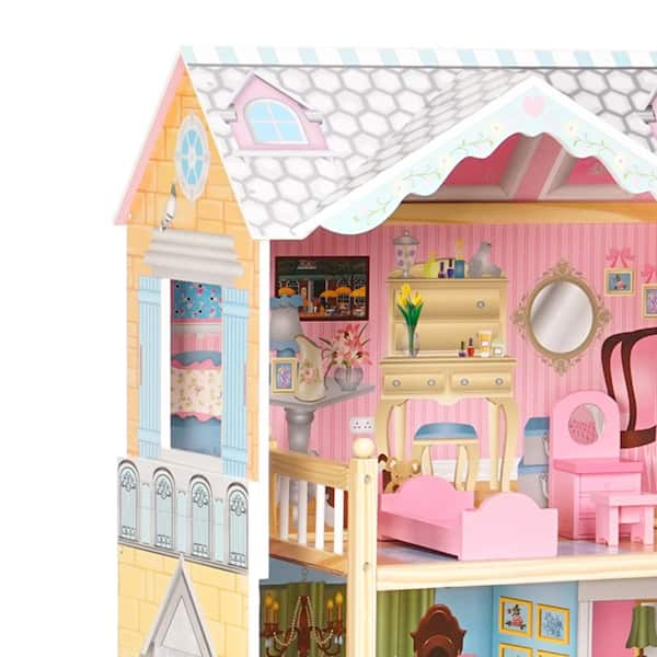 Buy Designafriend Wooden Dolls House, Doll houses