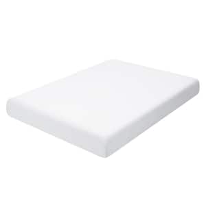 8 in. Jacquard Soft Medium Firm Foam Queen Size Mattress with Bed-In-A-Box Bedroom Removable Cover