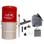 Powerful Compat central vacuum 630AW Bagless / Bagged Corded Washable Filter 25L / 6.6gal. 35 ft. Accessory Kit Included