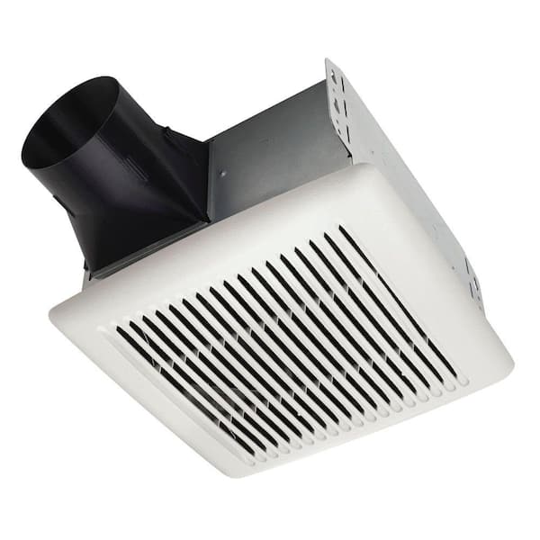 Broan Nutone Invent Series 80 Cfm Wall Ceiling Installation Bathroom Exhaust Fan A80 The Home Depot - Bathroom Wall Fan Installation