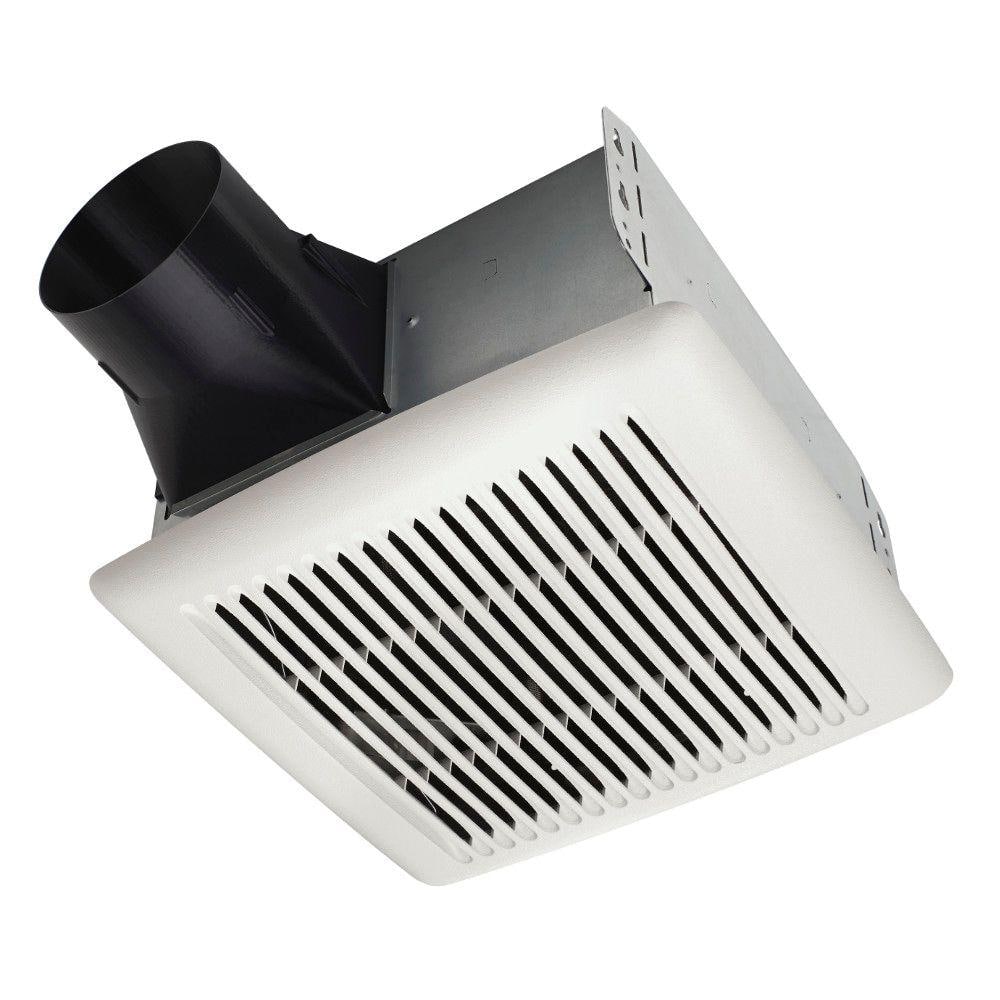 Broan AE110 Invent Energy Star Qualified Single-Speed Ventilation Fan  110 CFM 1.0 Sones  White