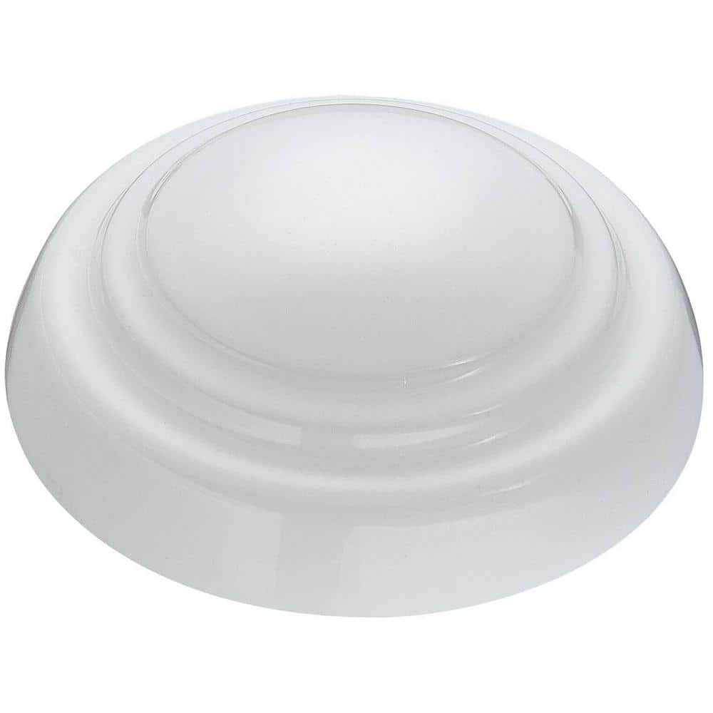 White Aluminum LED Indoor/Outdoor Flush Mount Light