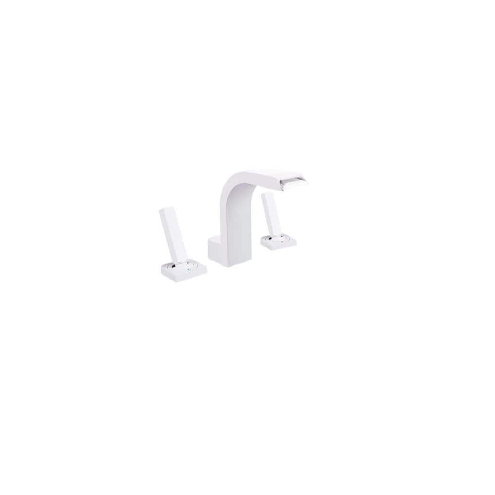 Commercial Metering Double Handle Bathroom Sink Faucet in Brass 16GS-36108