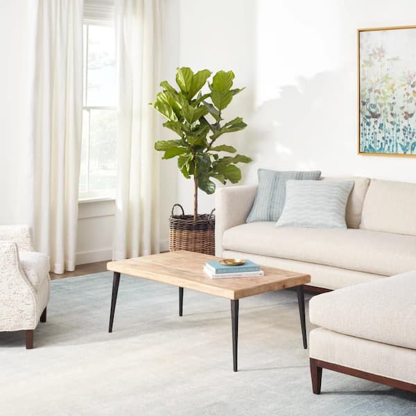 Pandora Hand Loom Knotted Sky 10 ft. x 14 ft. Indoor Area Rug