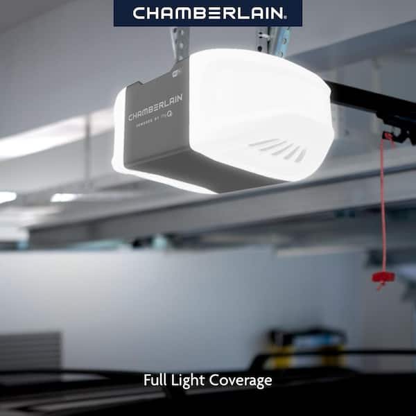 Chamberlain B4505T 3 4 HP Smart Quiet Belt Drive Garage Door Opener