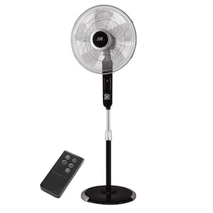 Adjustable-Height 57 in. Oscillating Pedestal Fan with Touch-Stop Sensor
