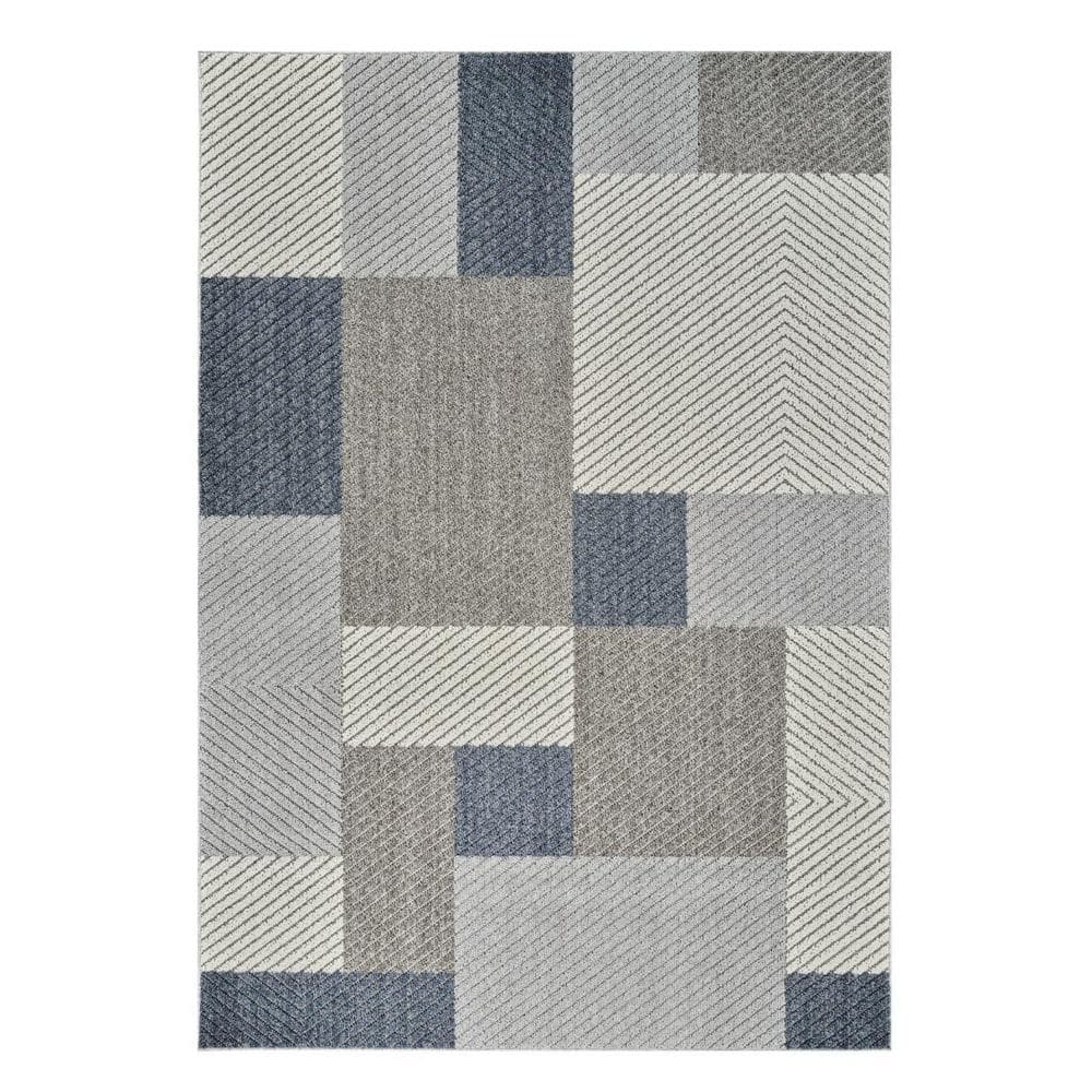 the Apartment blue Lottery Rug（KUETH Area Rugs for Living