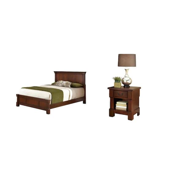 HOMESTYLES The Aspen Collection 2-Piece Cherry King Bedroom Set