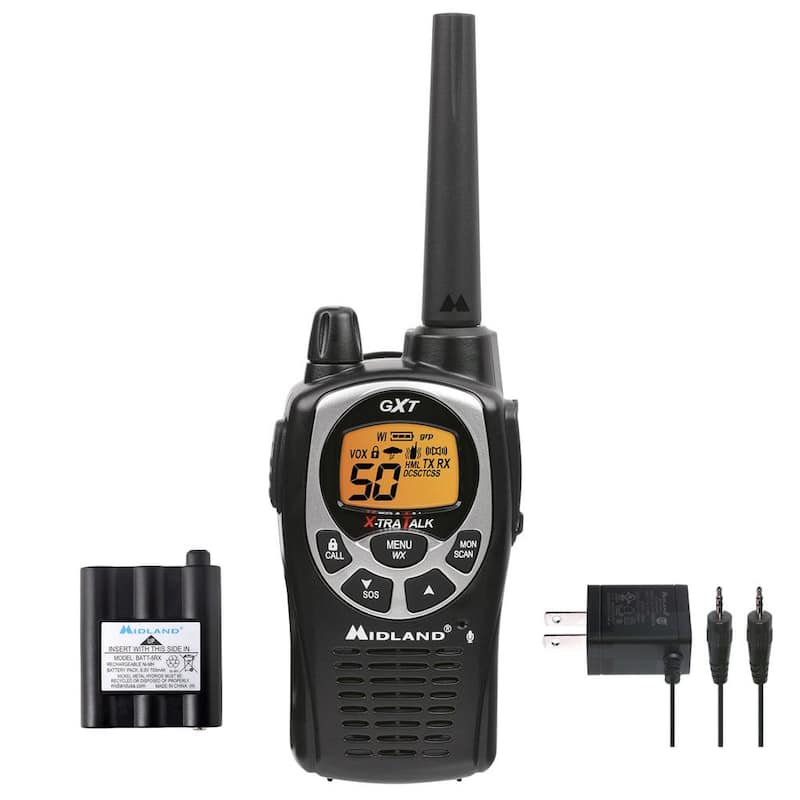 Extended 36 Mile Range Rechargeable Waterproof Digital 2-Way Radio with Charger 1-Pack