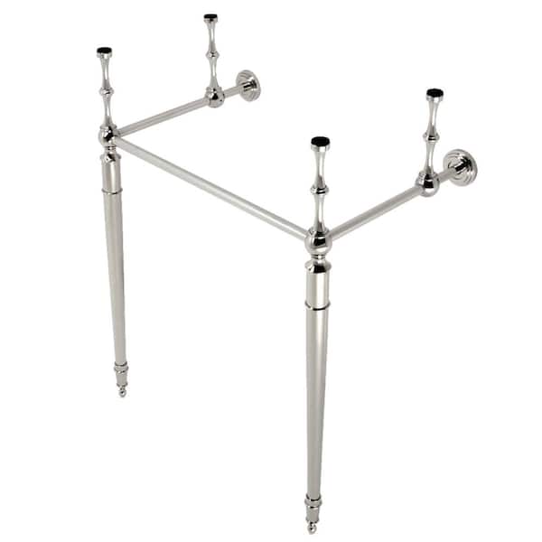 Kingston Brass Edwardian Brass Console Sink Leg in Polished Nickel