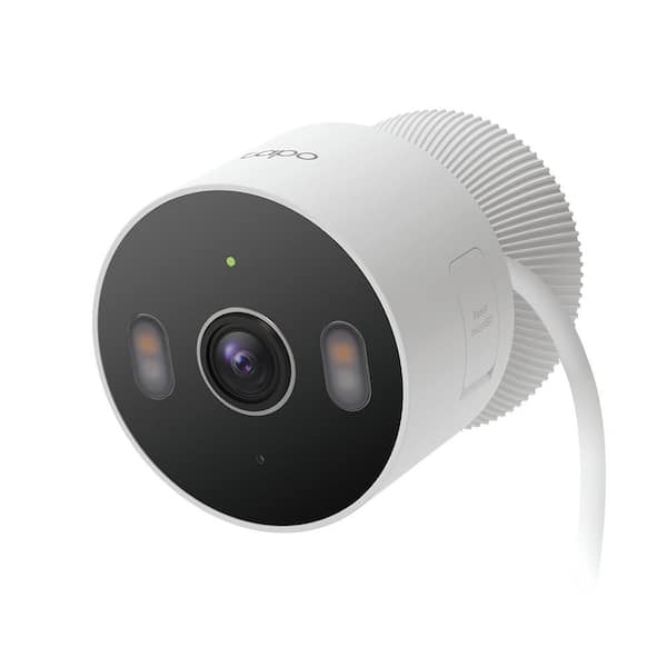 TP-LINK Tapo 2k Indoor/Outdoor Plug-In Security Camera with SD