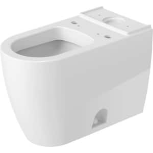 ME by Starck 2-Piece 1.32/0.92 GPF Dual Flush Elongated Toilet in White (Seat Included)