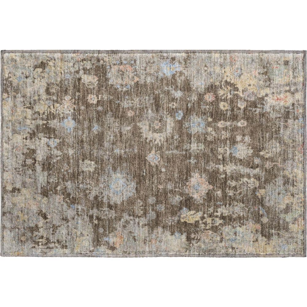 Mayfield Premium Machine Washable Abstract AMF2302 Chocolate 2 ft. x 3 ft. Accent Rug price history on PriceWatchPro