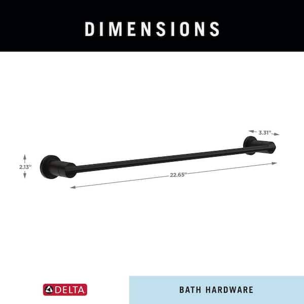 Delta Nicoli 18 in. Wall Mount Towel Bar with 6 in. Extender Bath