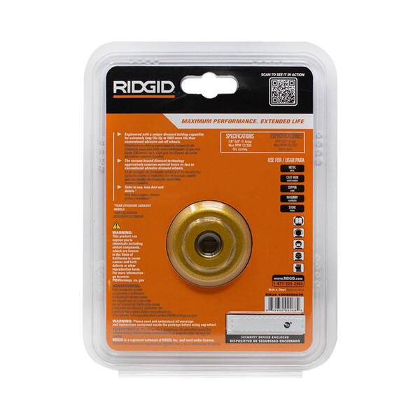 10 Pack GOLIATH INDUSTRIAL 4-1/2" Grinding Wheels – Type GW458 – Reinforced Angle Grinder Discs