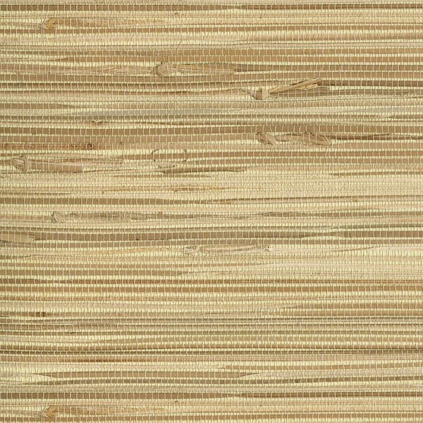 Kenneth James Endo Neutral Grasscloth Neutral Wallpaper Sample