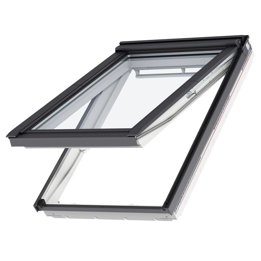 Velux 31 1 4 In X 55 1 2 In Egress Venting Top Hinged Roof Window With Laminated Low Glass Gpu Mk08 0070 The Home Depot
