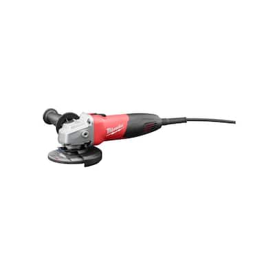 7 Amp Corded 4-1/2 in. Small Angle Grinder with Sliding Lock-On Switch