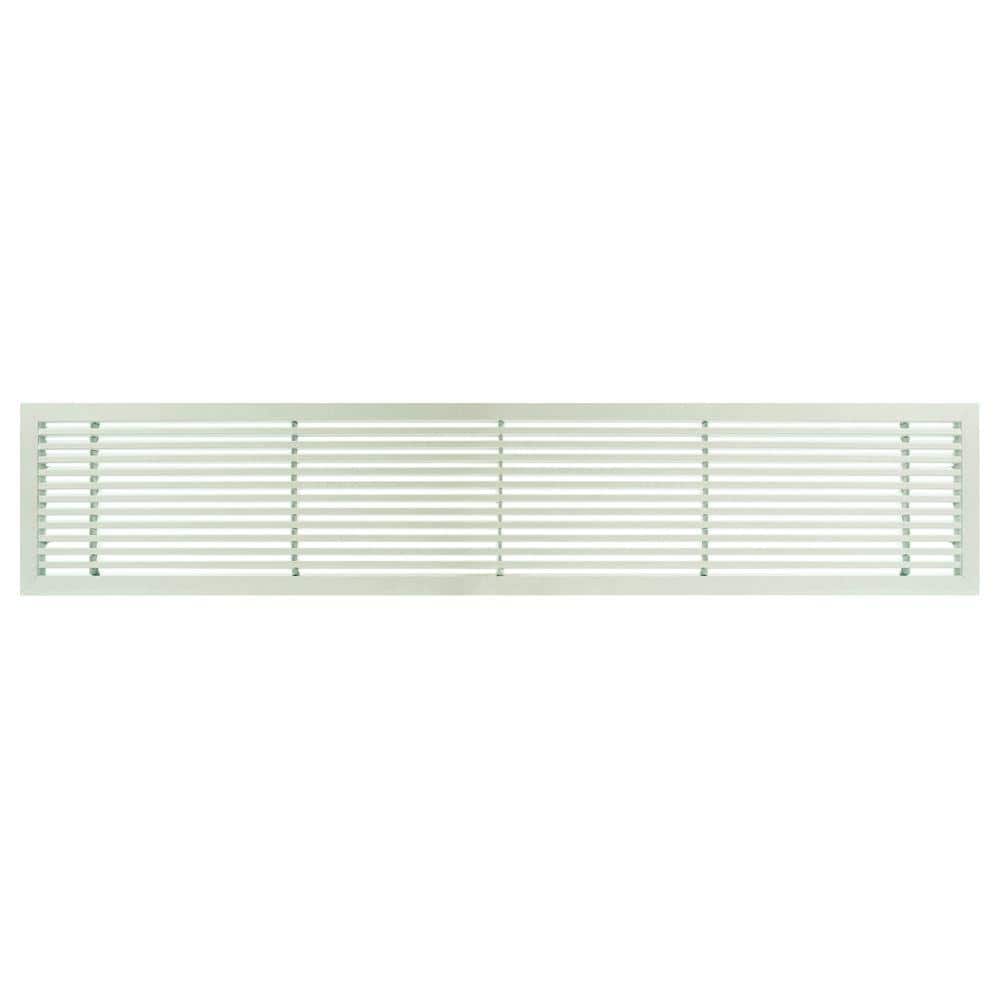 AG20 Series 6 in. x 30 in. Solid Aluminum Fixed Bar Supply/Return Air Vent Grille, White-Matte price history on PriceWatchPro