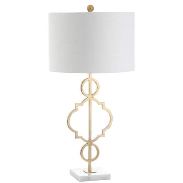 metal leaf table lamp