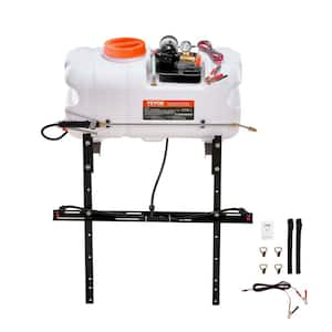 ATV Spot Sprayer, 15.9 gal. /60 L ATV/UTV Broadcast Sprayer with a Nozzle Boom 12-Volt Pump Weed Sprayer with Water Tank