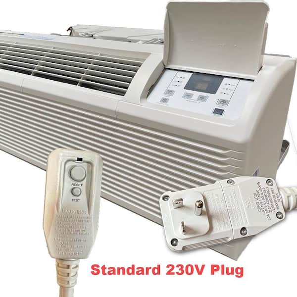 15,000 BTU 800 sq. ft. Packaged Terminal Air Conditioner, Heat Pump & 3,500 Watts Electric Heater,208V~230V,UL-Certified