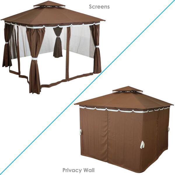 Cleveland Browns 10 x 10 Canopy with Pop Up Side Wall