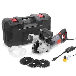 5-1/4 in. 110-Volt Electric Wall Groove Chaser Slotter Cutting Machine Built-in Infrared Beam