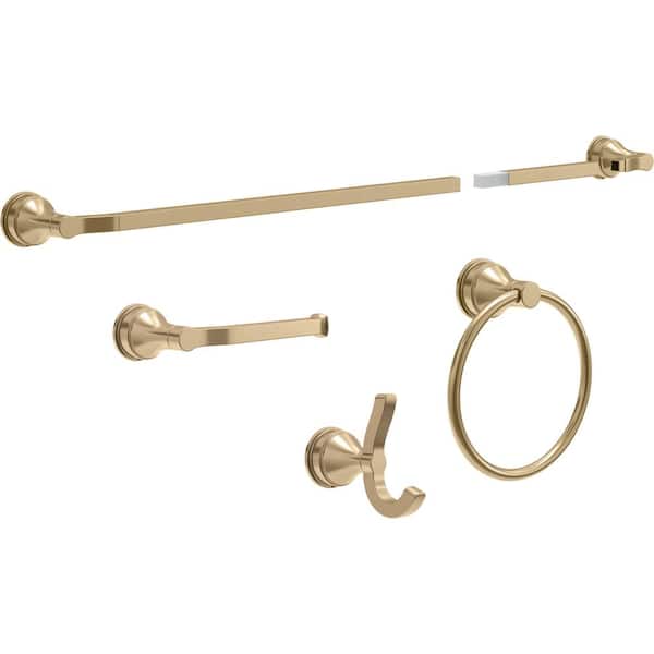 Delta Faryn J-Hook Double Robe/Towel Hook Bath Hardware Accessory