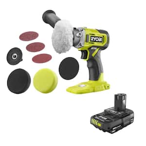 ONE+ 18V Cordless 3 in. Variable Speed Detail Polisher/Sander with FREE 2.0 Ah Battery