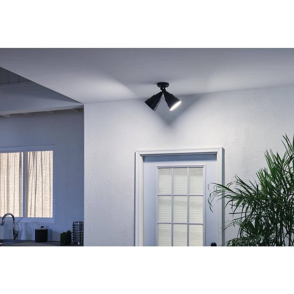 Architectural Bronze Dual Cone Wall Sconce