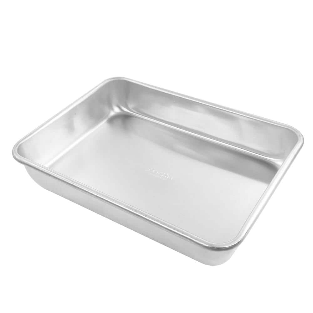 MARTHA STEWART 4 qt. 12 in. x 8.75 in. Aluminum Roasting Pan 985116374M The Home Depot