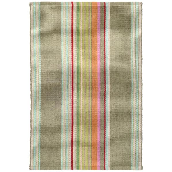 Stone Soup Handwoven Multi 3 ft. x 8 ft. Outdoor Runner Rug