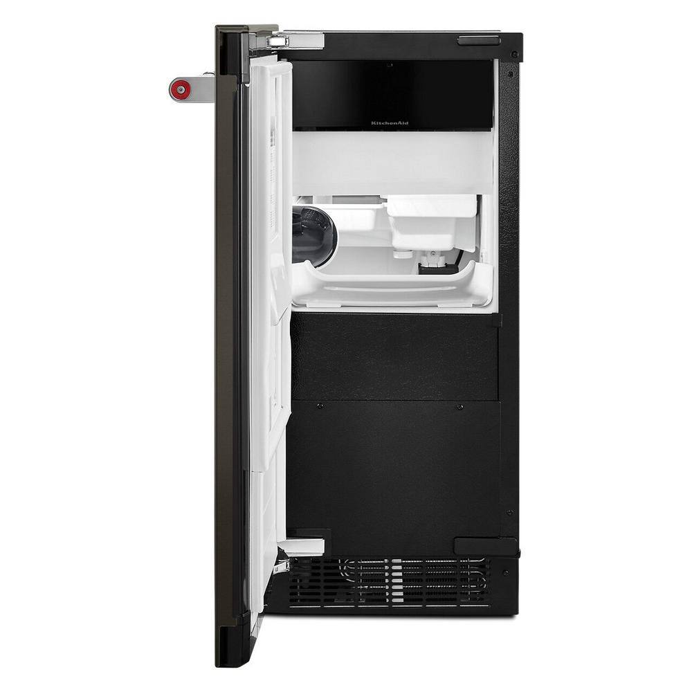 Buy 15 in. 50 lb. BuiltIn Ice Maker in PrintShield Black Stainless
