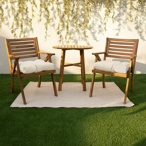 4×Square Indoor Outdoor Dining Garden Patio Soft Chair Seat Pad Cushion  15.75