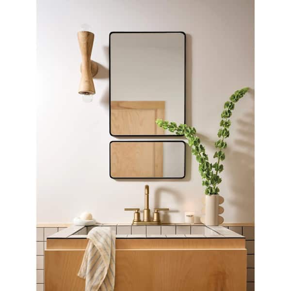 Gibson 2-Handle Centerset High Arc Modern Bathroom Faucet with Drain Assembly, Bronzed Gold